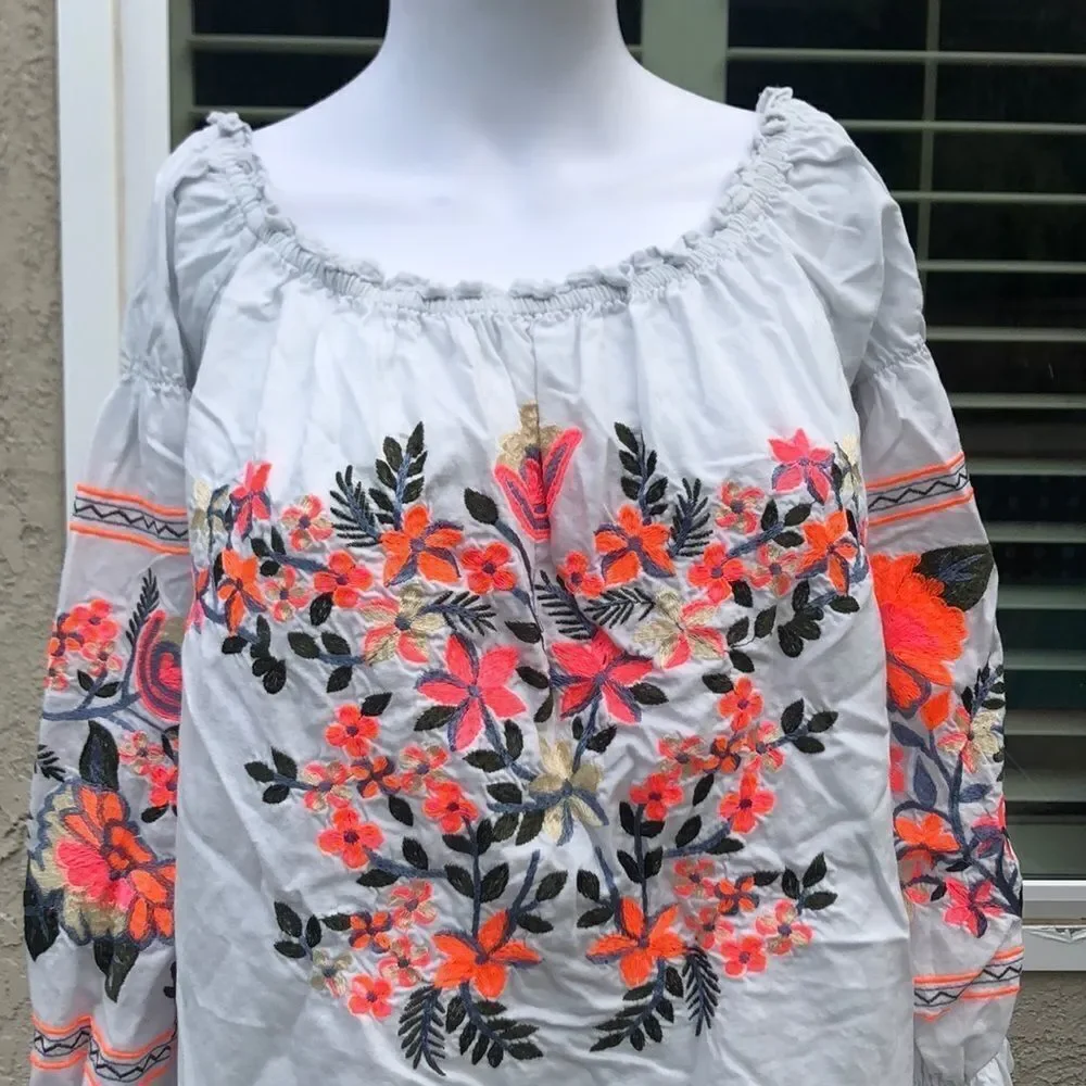 Free People Fleur Du Jour Shift Dress Sz M
